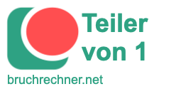 Teiler von 1