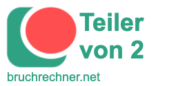 Teiler von 2