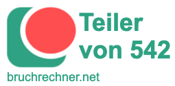Teiler von 542