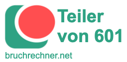 Teiler von 601