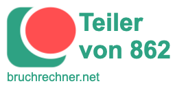 Teiler von 862