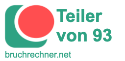 Teiler von 93