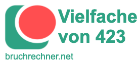 Vielfache von 423